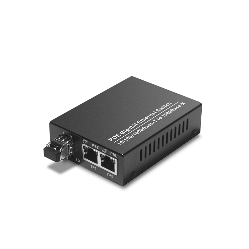 10/100/1000Mbps Gigabit Optical Converter Dual RJ45 Ethernet