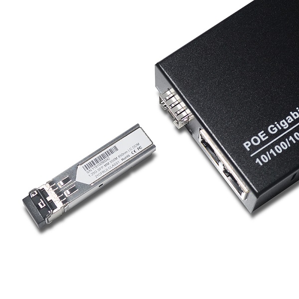 10/100/1000Mbps Gigabit Optical Converter Dual RJ45 Ethernet