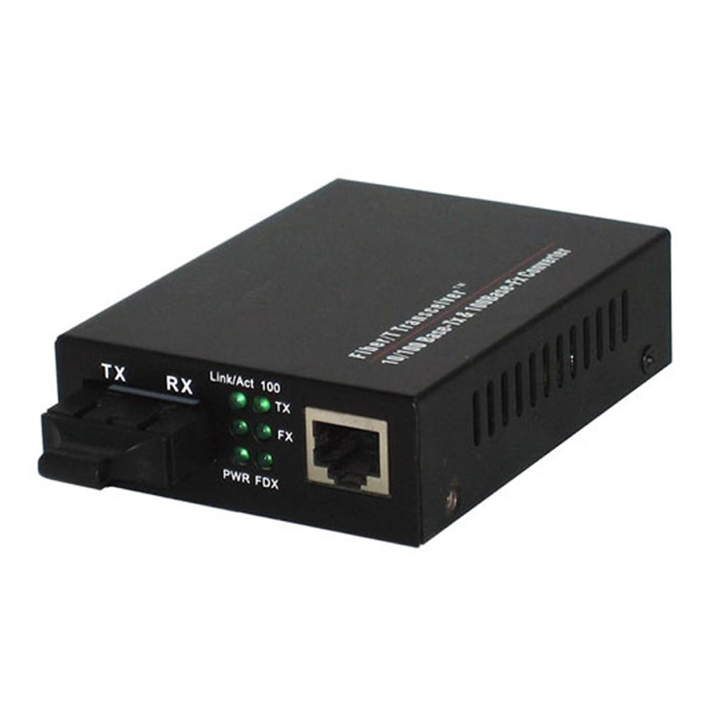 10/100Mbps Gigabit Optical Converter Dual RJ45 Ethernet