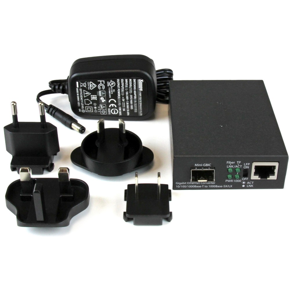 10/100Mbps Gigabit Optical Converter Dual RJ45 Ethernet